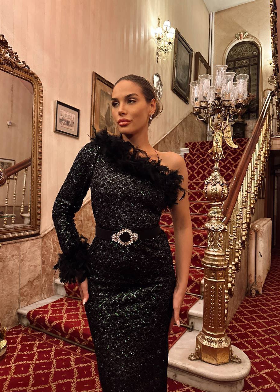 Feather Diva Dress