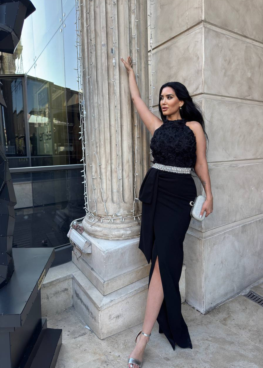 Fleur Noir Dress