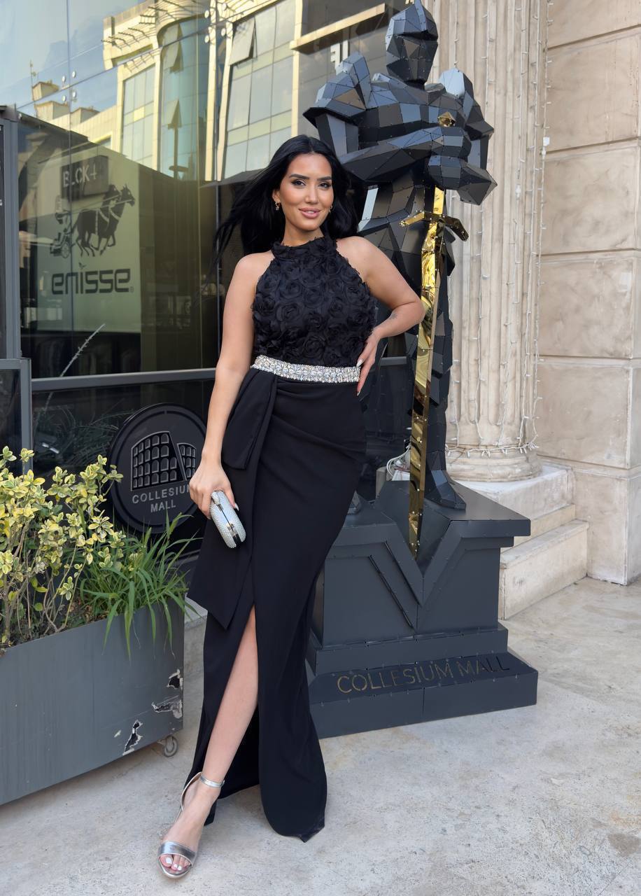Fleur Noir Dress
