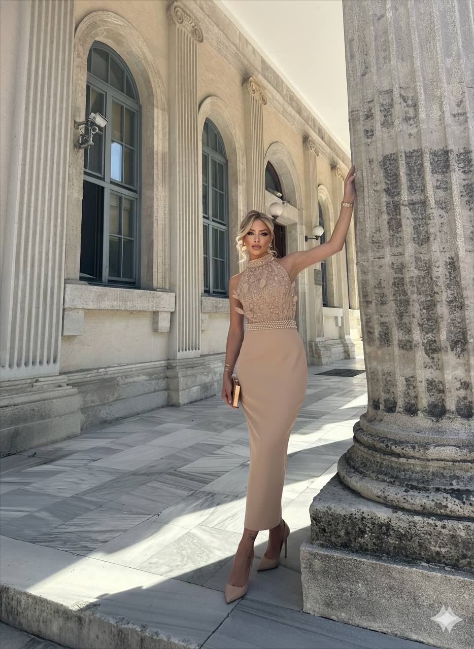 Midnight Sculpture Dress