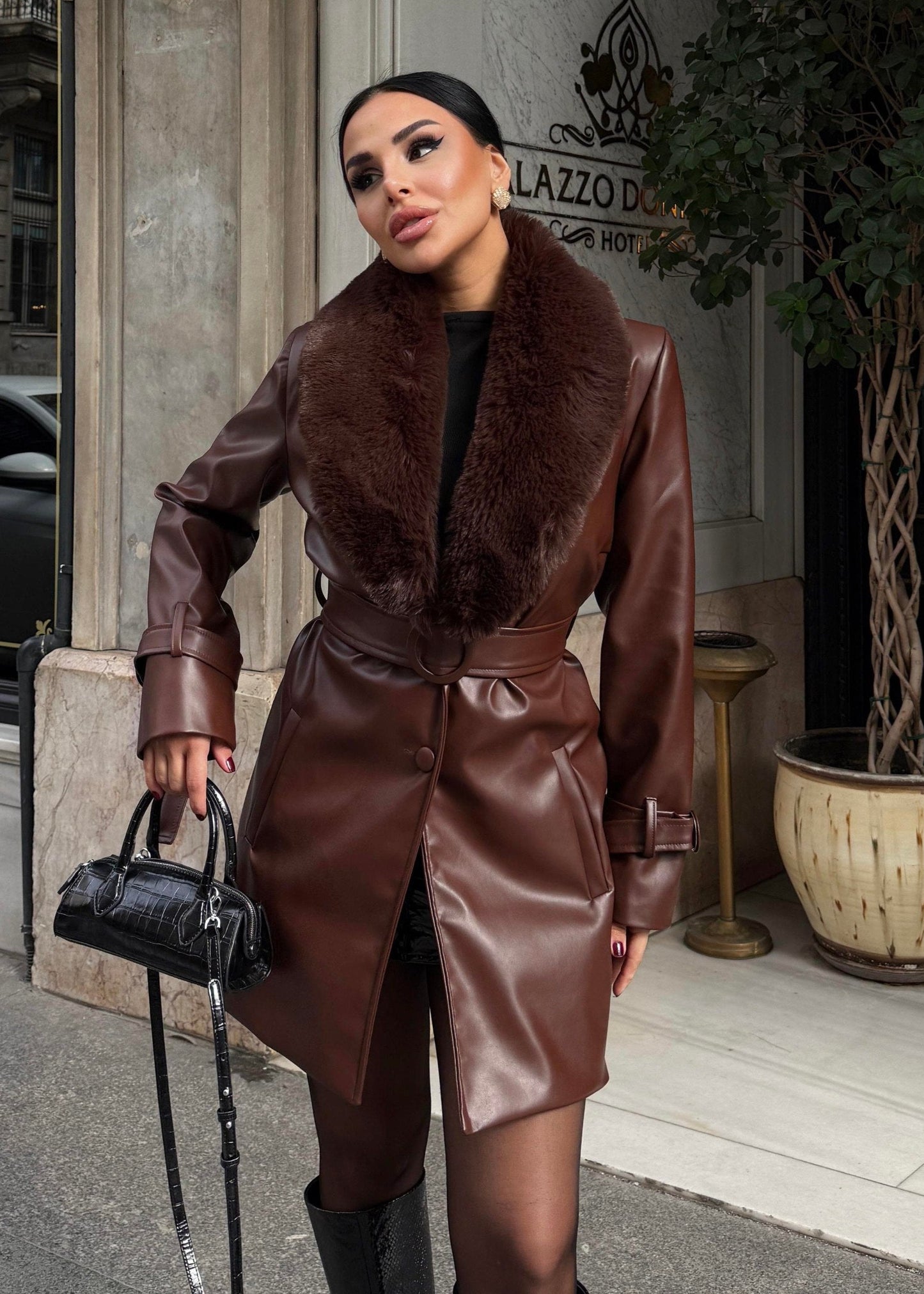 Leather Royalty Coat