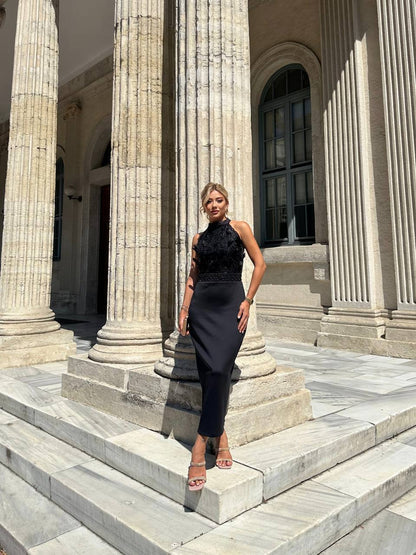 Midnight Sculpture Dress